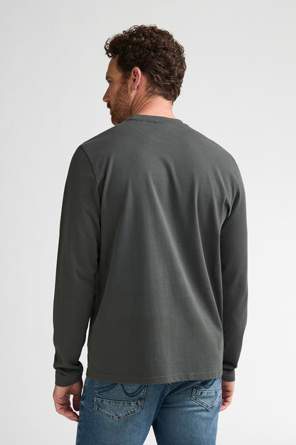 T-shirt LS - Petrol