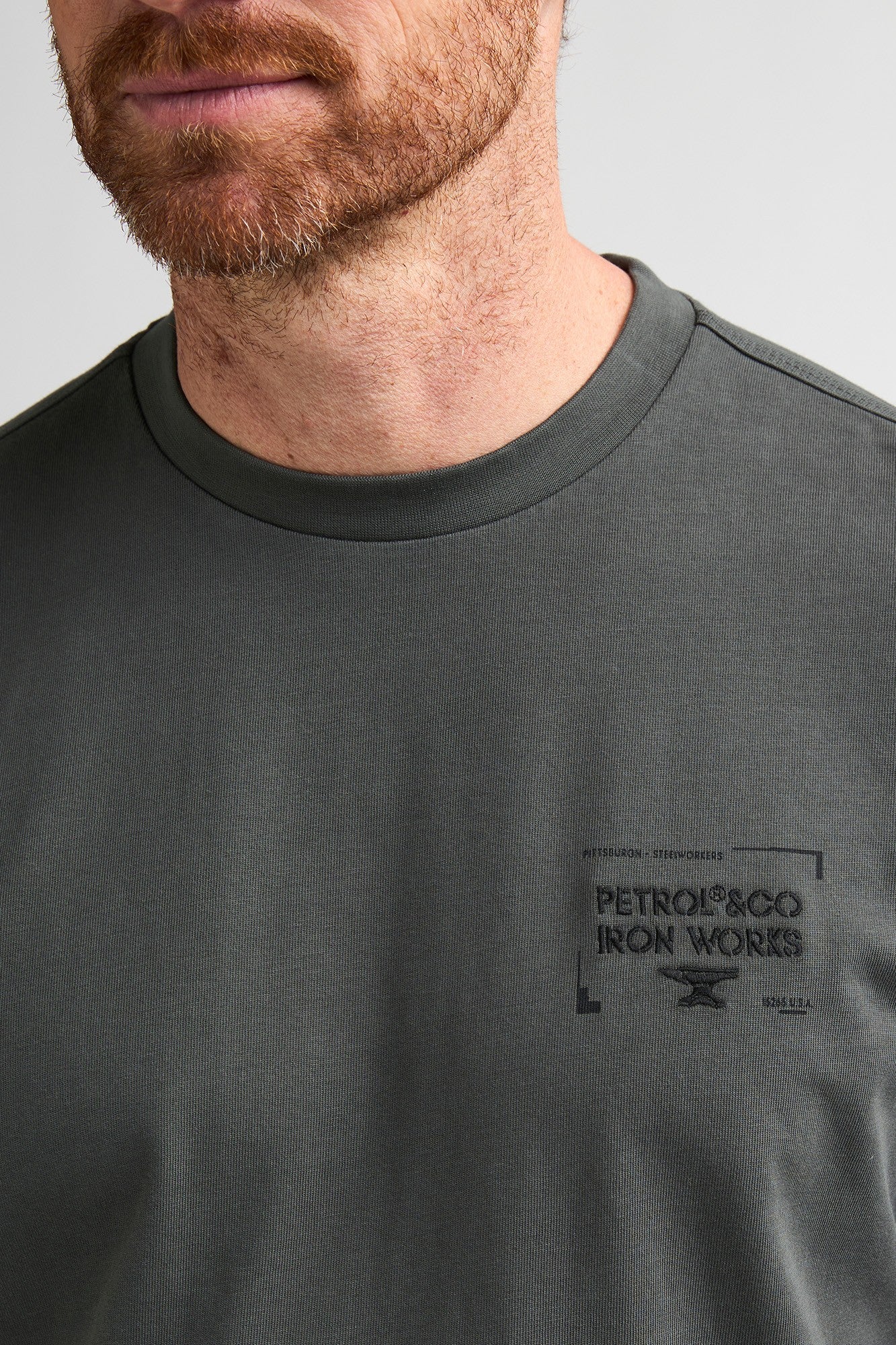 T-shirt LS - Petrol