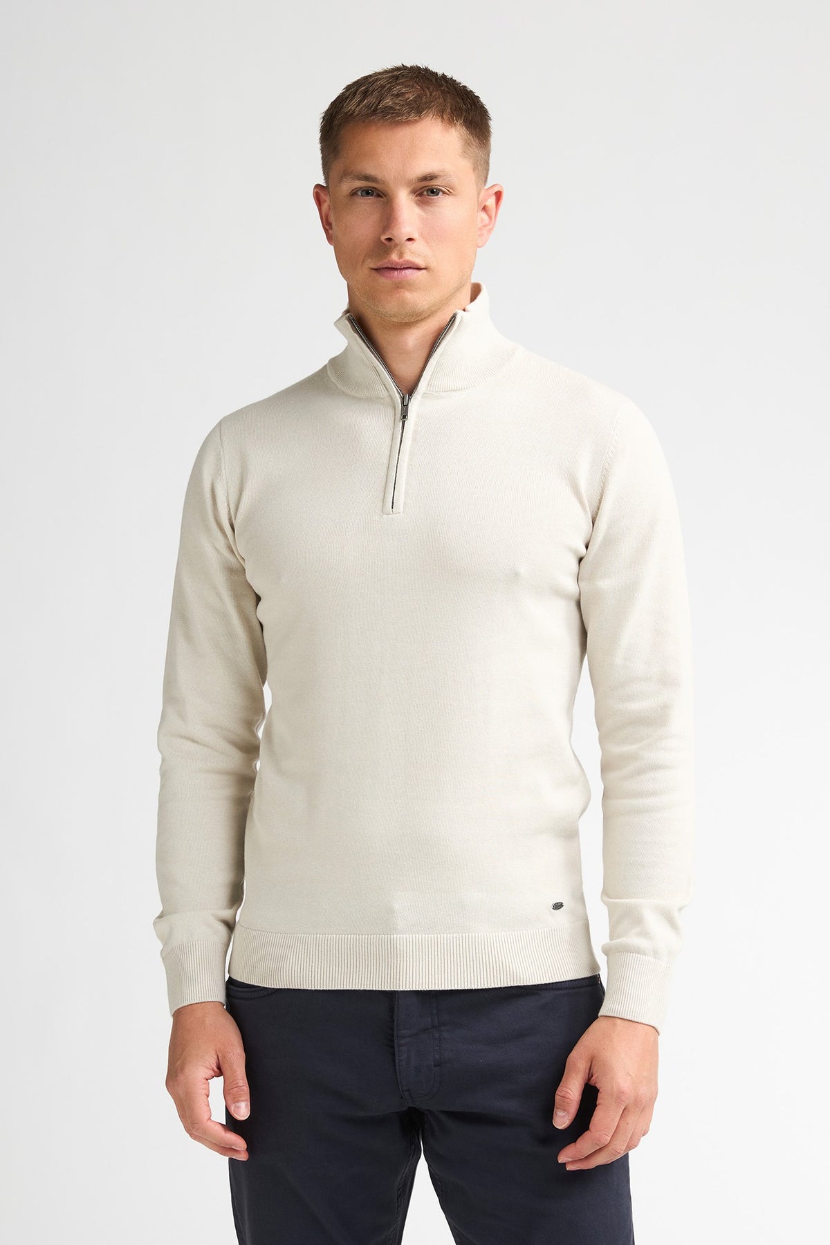 Knitwear Half-zip Petrol