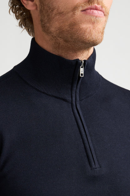 Knitwear Half-zip Petrol