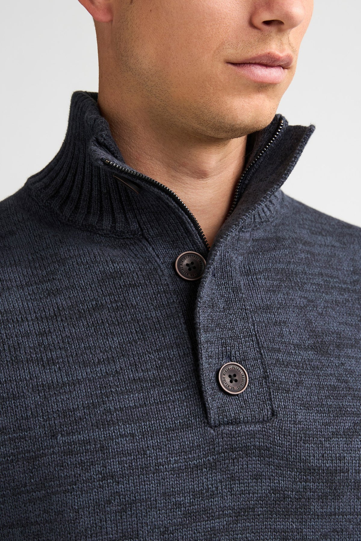 Knitwear Zip & Buttons