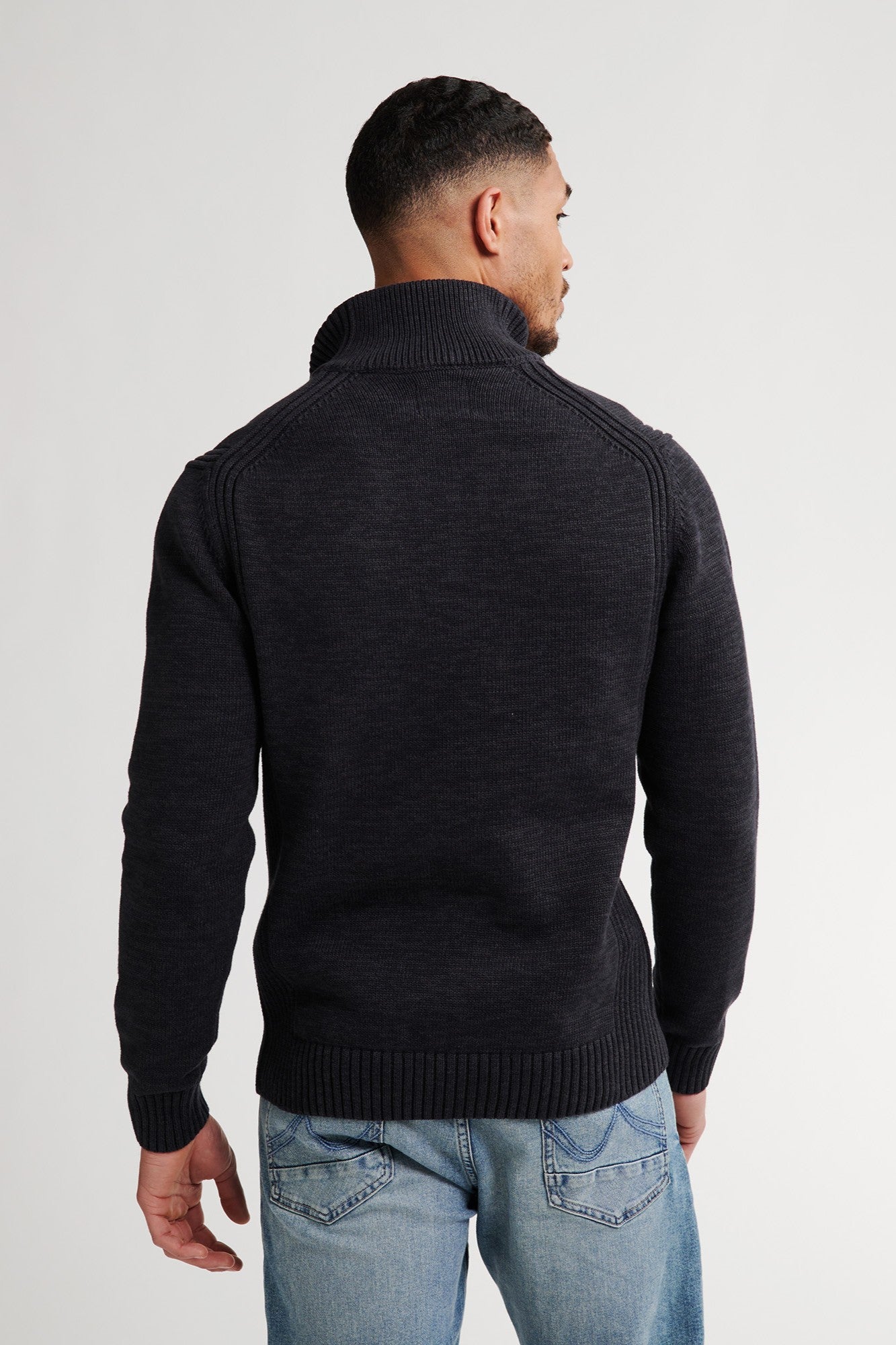 Knitwear Zip & Buttons DB