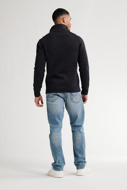 Knitwear Zip & Buttons DB