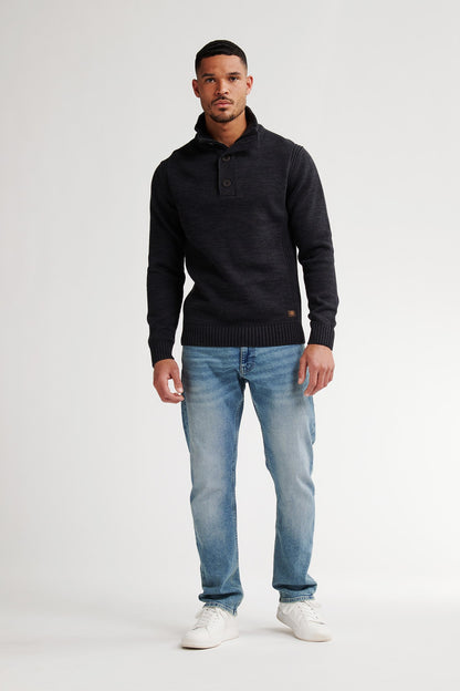 Knitwear Zip & Buttons DB