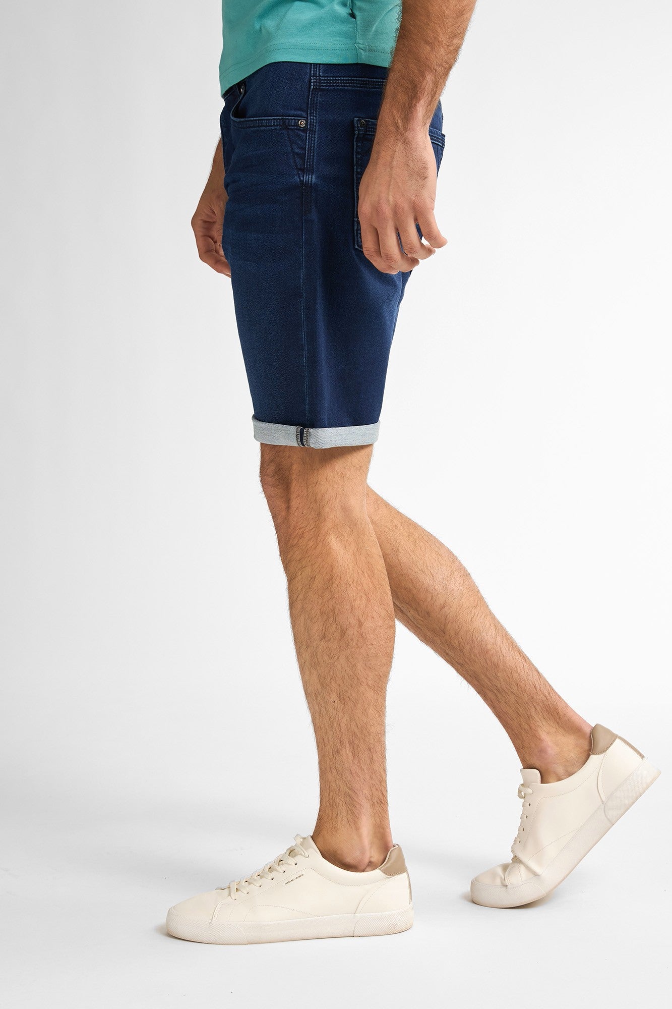 Denim Shorts - Petrol