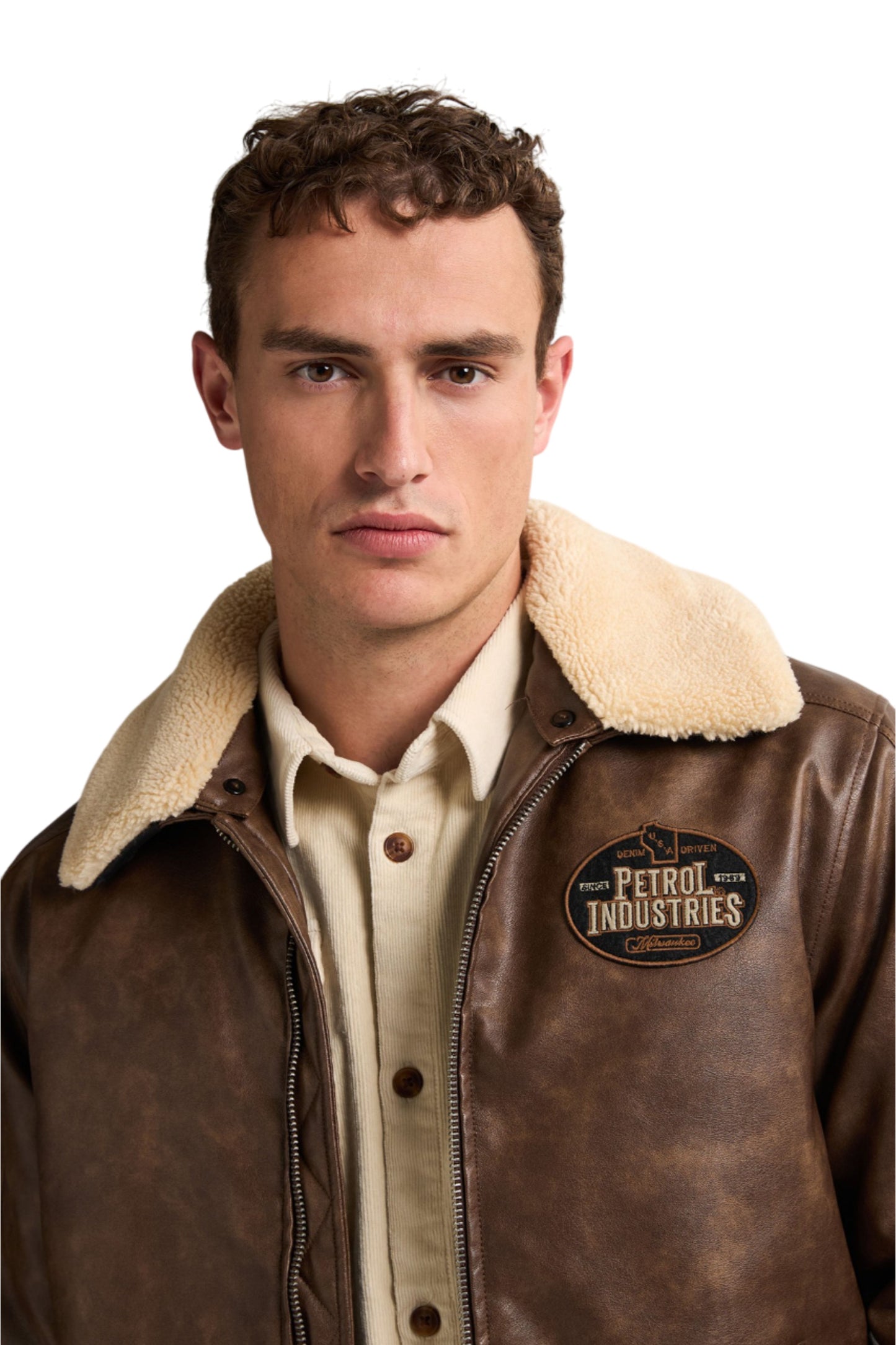 Jacket PU Leather - Petrol