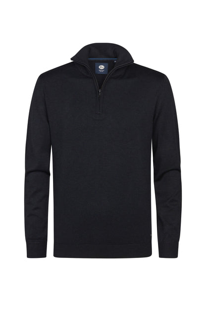 Knitwear Half-zip Petrol