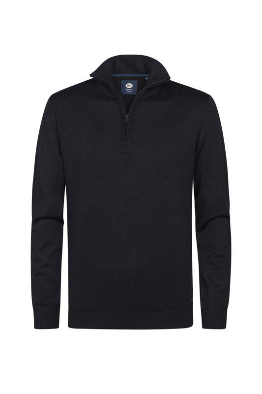 Knitwear Half-zip Petrol