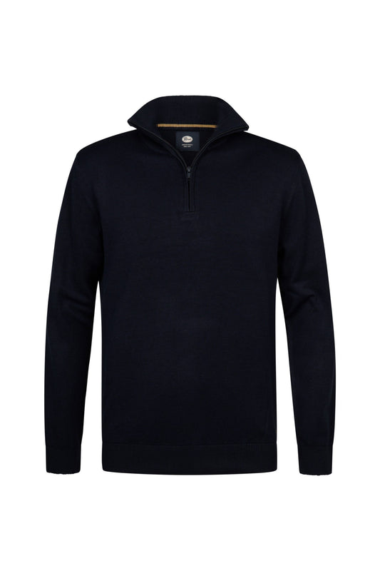 Knitwear Half-zip Petrol