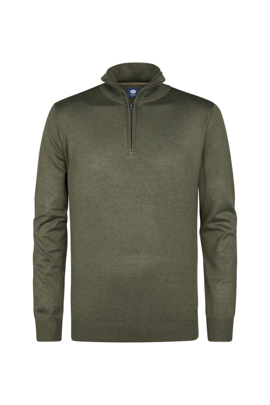 Knitwear Half-zip Petrol