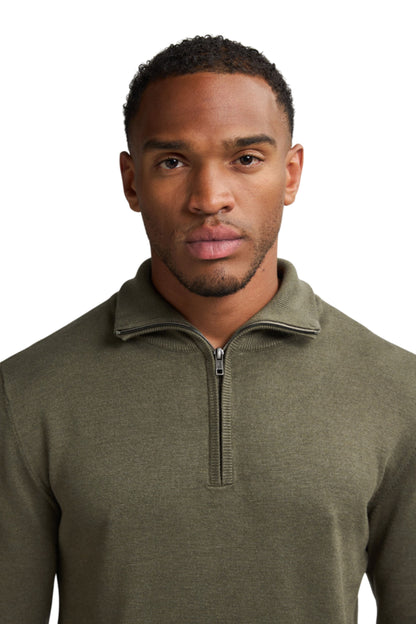 Knitwear Half-zip Petrol