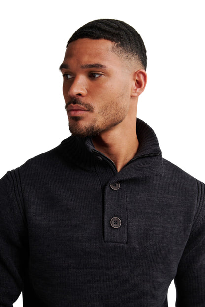 Knitwear Zip & Buttons DB