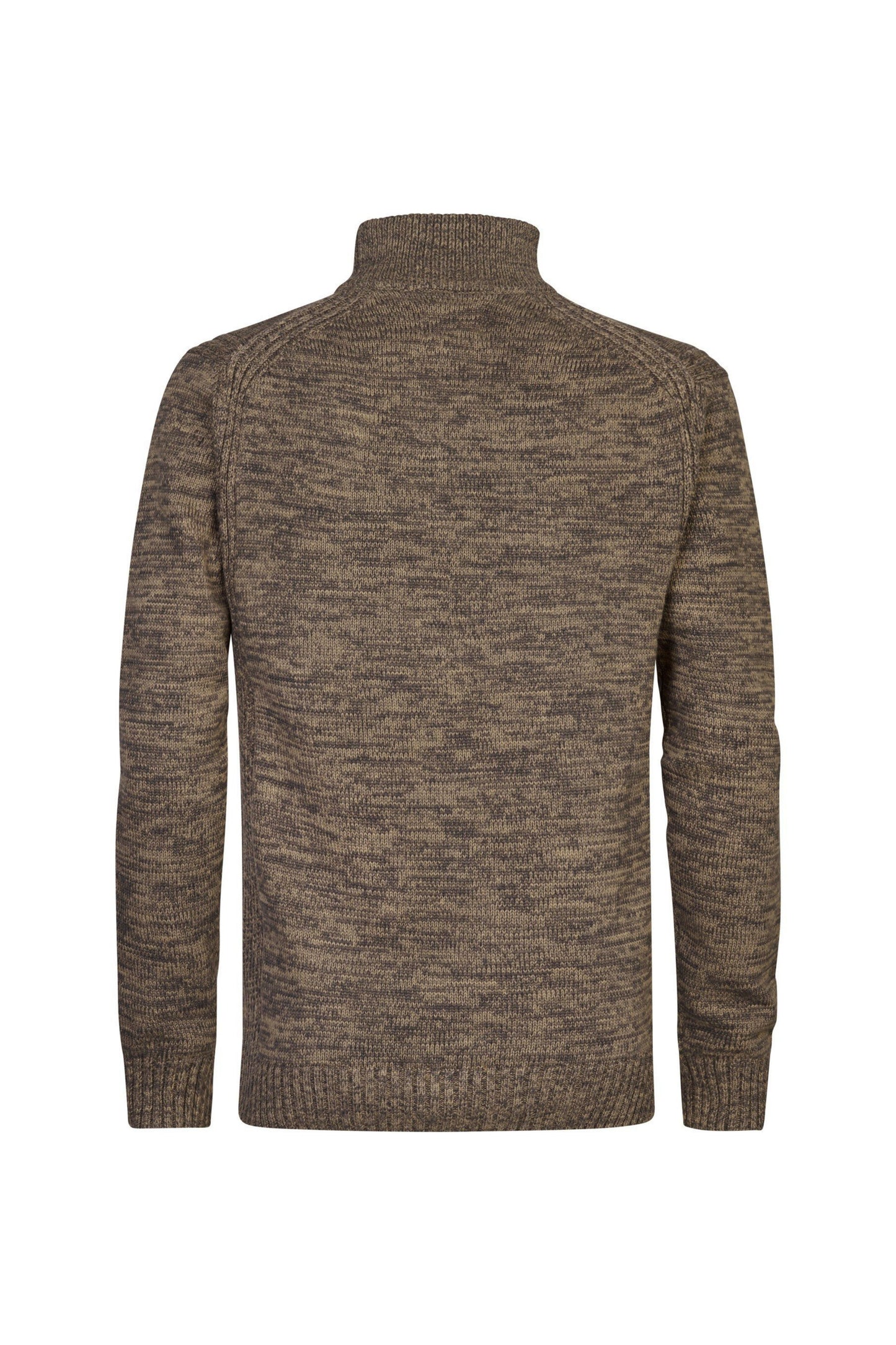 Knitwear Zip & Buttons Oak